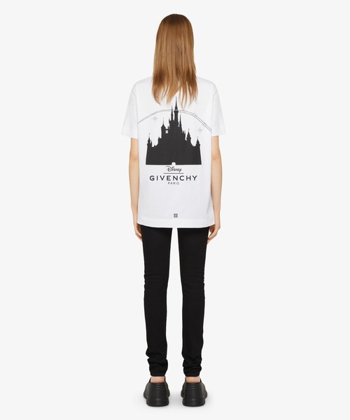 GIVENCHY（ジバンシイ）の「【ディズニー x GIVENCHY コラボレーション】SHORT SLEEVES T-SHIRT FROZEN BLACK & WHITE PRINT（Tシャツ/カットソー・レディース・ホワイト・SMALL/MEDIUM/LARGE/X-SMALL/XX-SMALL）」の5枚目の写真