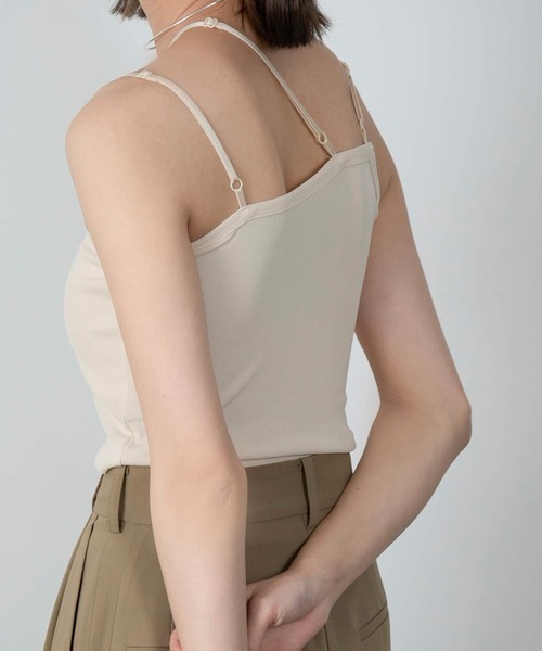 Amiur（エミレ）の「cord arrange bra top（チューブトップ・レディース・アイボリー/テラコッタ/ブラック・FREE）」の5枚目の写真