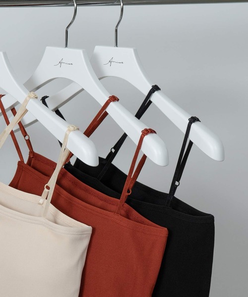 Amiur（エミレ）の「cord arrange bra top（チューブトップ・レディース・アイボリー/テラコッタ/ブラック・FREE）」の9枚目の写真