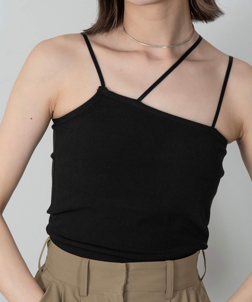 Amiur（エミレ）の「cord arrange bra top（チューブトップ・レディース・アイボリー/テラコッタ/ブラック・FREE）」の6枚目の写真