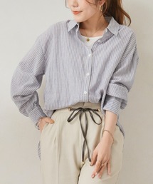 Chez toi | コットンストライプシャツ(シャツ/ブラウス)