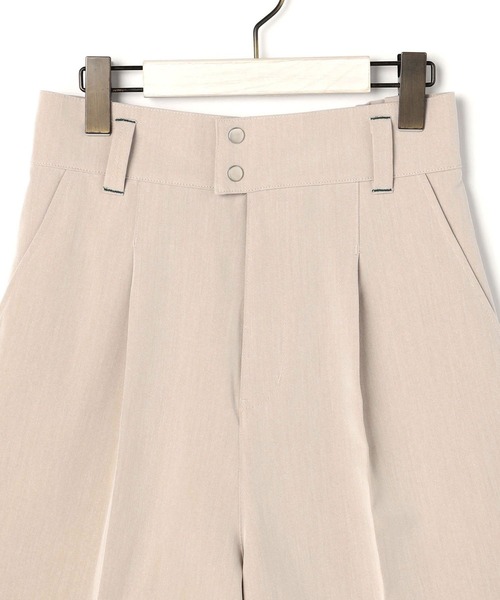 179/WG(イチナナキュウダブルジー)の「ハイウエストショートパンツ(その他パンツ・レディース・ベージュ/チェック/チャコールグレー/グリーン・MEDIUM)」の21枚目の写真