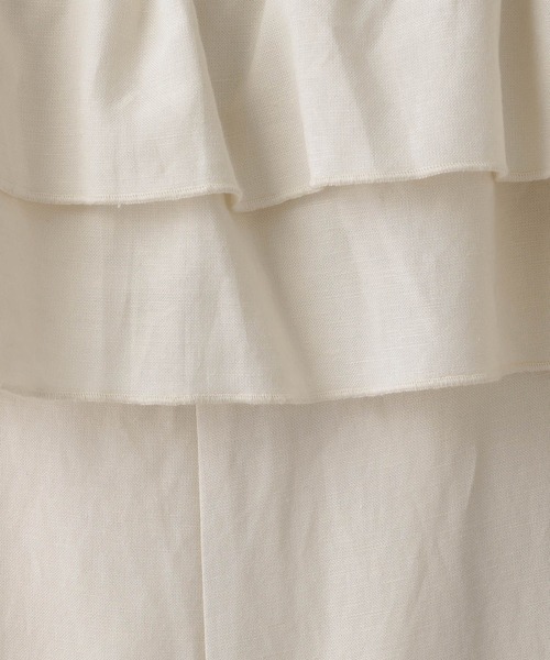 LOWRYS FARM（ローリーズファーム）の「フリルサロペット　280473（サロペット/オーバーオール・レディース・ブラック/ブラウン/アイボリー・FREE）」の15枚目の写真