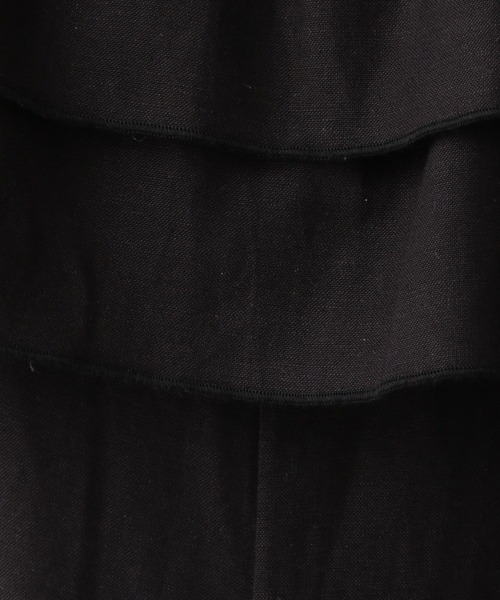 LOWRYS FARM（ローリーズファーム）の「フリルサロペット　280473（サロペット/オーバーオール・レディース・ブラック/ブラウン/アイボリー・FREE）」の16枚目の写真