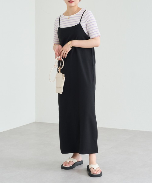 natural couture(ナチュラルクチュール)の「WEB限定/ねじりオープンバックテレコT(Tシャツ/カットソー・レディース・その他2/ネイビー/その他1/オフホワイト・FREE)」の21枚目の写真
