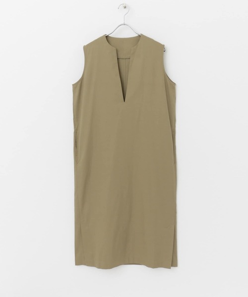 FORK&SPOON　コットンナイロンVネックワンピース25SS 完売ブラック URBAN RESEARCH DOORS - 美品 25SS URBAN RESEARCH DOORS