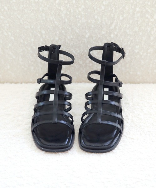 UNE MANSION（ユヌマンション）の「ストラップグラディエーターサンダル（サンダル・レディース・ブラック/ブラウン・23cm/24cm/25cm）」の15枚目の写真