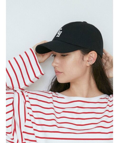 Ungrid（アングリッド）の「キャンバスキャップ（キャップ・レディース・アイボリー/ブラック/グリーン・FREE）」の10枚目の写真