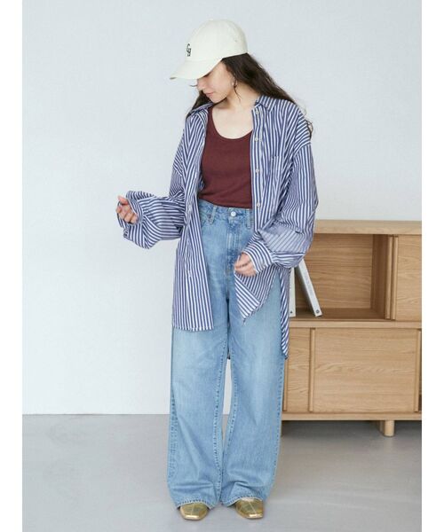 Ungrid（アングリッド）の「キャンバスキャップ（キャップ・レディース・アイボリー/ブラック/グリーン・FREE）」の9枚目の写真