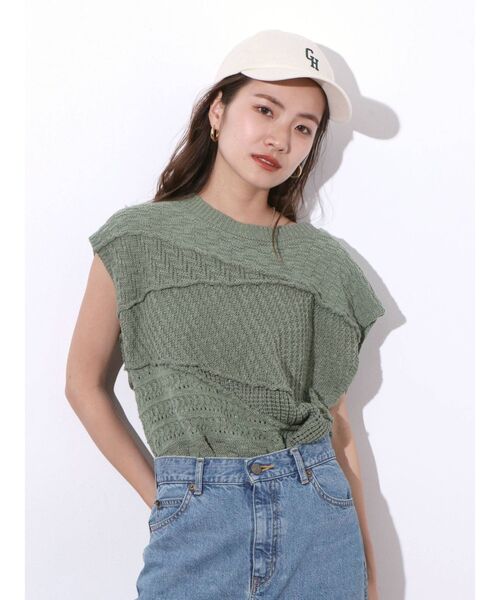 Ungrid（アングリッド）の「キャンバスキャップ（キャップ・レディース・アイボリー/ブラック/グリーン・FREE）」の15枚目の写真