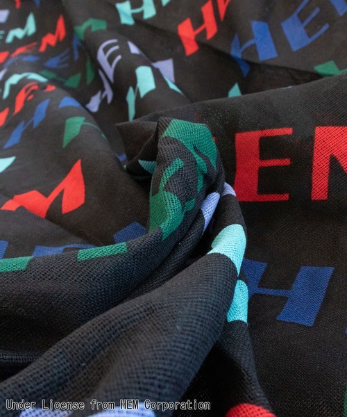 チャイハネ(チャイハネ)の「【チャイハネ】HEM×Amina カラフルループ付きマルチクロス(インテリア雑貨・レディース・ホワイト/ブラック/ベージュ・FREE)」の10枚目の写真