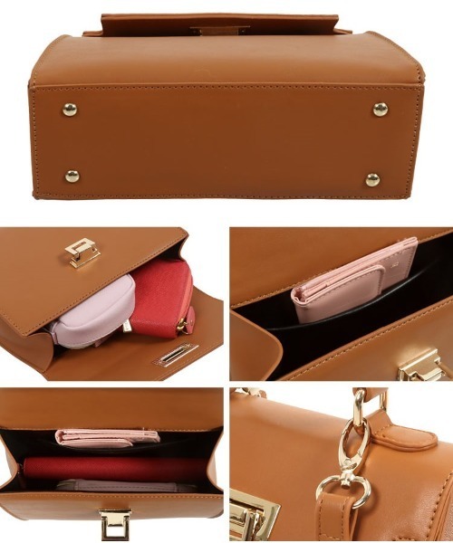 KOBE LETTUCE（コウベレタス）の「2wayフラップワンハンドルショルダーバッグ（ショルダーバッグ・レディース・アイボリー/オレンジ系/ベージュ系/ブラック・FREE）」の15枚目の写真