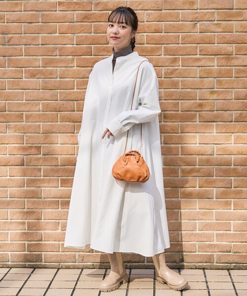 FREAK'S STORE（フリークスストア）の「マオカラーフレアシャツ