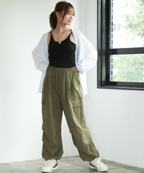 PBLIM（ページボーイリム）の「PAGEBOYLIM/シシュウオックスシャツ（シャツ/ブラウス・レディース・オフホワイト/ブルー・LARGE/MEDIUM）」の9枚目の写真