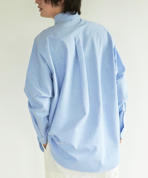PBLIM（ページボーイリム）の「PAGEBOYLIM/シシュウオックスシャツ（シャツ/ブラウス・レディース・オフホワイト/ブルー・LARGE/MEDIUM）」の13枚目の写真