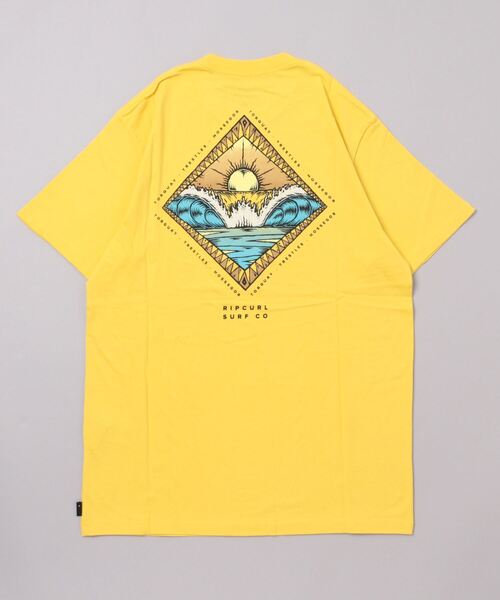 rip curl(リップカール)の「【RIPCURL(リップカール)】REFLECTION TEE/バックプリント半袖Tシャツ(Tシャツ/カットソー・メンズ・アクア/イエロー系その他/グレー系その他/ホワイト・X-SMALL/SMALL/MEDIUM/LARGE/X-LARGE)」の8枚目の写真