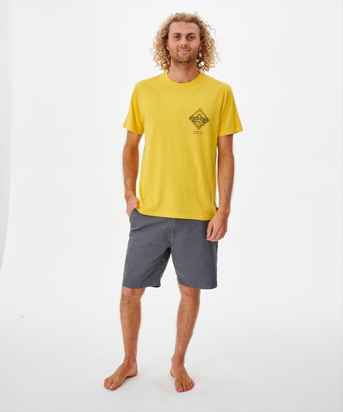 rip curl(リップカール)の「【RIPCURL(リップカール)】REFLECTION TEE/バックプリント半袖Tシャツ(Tシャツ/カットソー・メンズ・アクア/イエロー系その他/グレー系その他/ホワイト・X-SMALL/SMALL/MEDIUM/LARGE/X-LARGE)」の11枚目の写真
