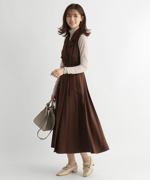 Andemiu ムジガラトレンチワンピース 楽天市場】【SALE／50%OFF】(W)パイピングトレンチOP Andemiu