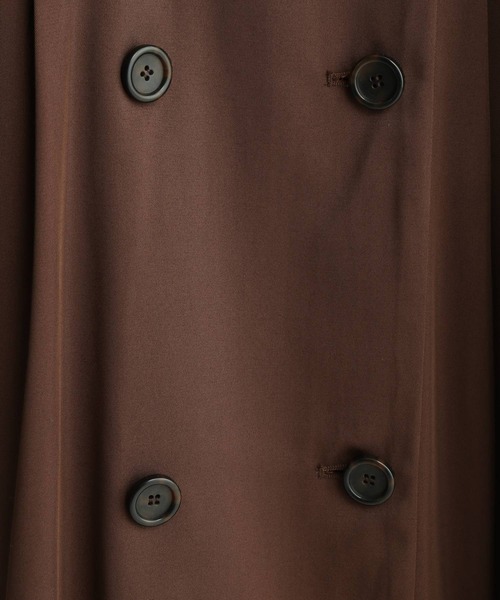 Andemiu(アンデミュウ)の「トレンチワンピ156635(ワンピース・レディース・アッシュグレー/ブラウン/ブルー・FREE)」の11枚目の写真