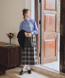 BONLECILL | ベルトデザインチェックスカート(スカート)