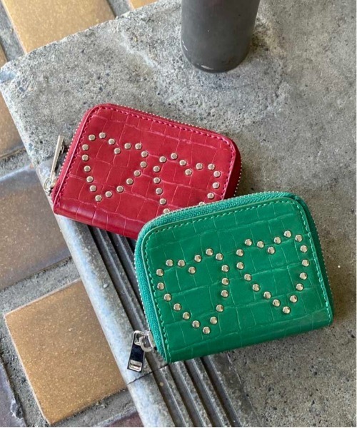 Casselini(キャセリーニ)の「Casselini(キャセリーニ)ハートスタッズ 財布(財布・レディース・ブラック/レッド/グリーン・FREE)」の12枚目の写真
