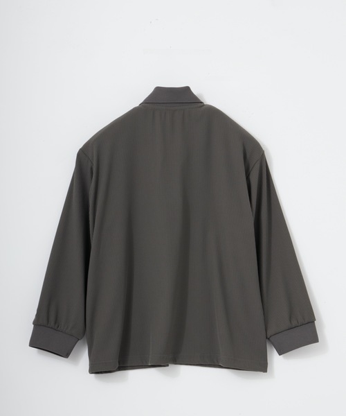 Ocean Pacific(オーシャンパシフィック)の「【OP:オーピー】OceanPacific×池田敬 キッズ 50thコラボ UVカバーアップ リブスキッパーシャツ(シャツ/ブラウス・キッズ・グレー/ライトグリーン・SMALL/MEDIUM/LARGE)」の4枚目の写真