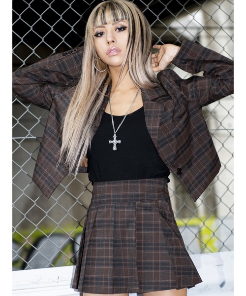 EGOIST（エゴイスト）の「ストーン付クロスネックレス（ネックレス・レディース・シルバー・FREE）」の7枚目の写真