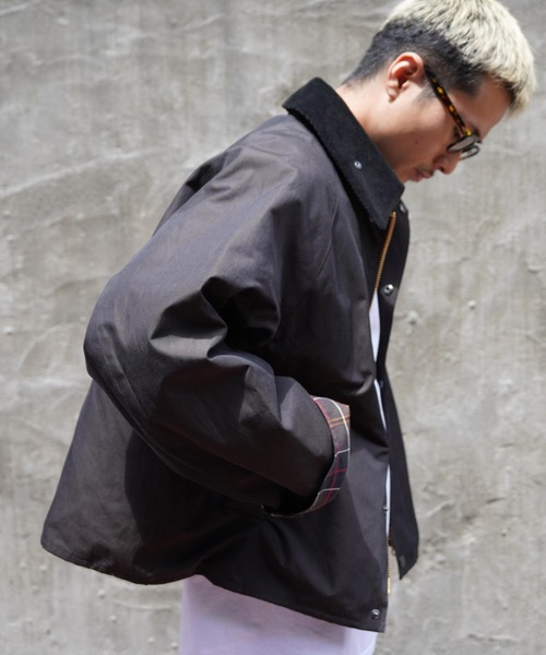 BARBOUR☆別注 BLOUSON TRANSPORT JACKET☆ブラック Barbour OS Transport Wax Jacket Classic Black