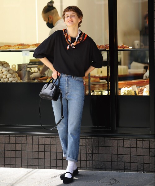 THE SHOP TK （ザ ショップ ティーケー ）の「◆【CLUEL 9月号掲載】ミニボストンバッグ/ワンハンドルバッグ（ハンドバッグ・レディース・イエロー/ブラック/ライトブルー・00）」の12枚目の写真