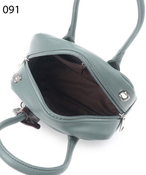 THE SHOP TK （ザ ショップ ティーケー ）の「◆【CLUEL 9月号掲載】ミニボストンバッグ/ワンハンドルバッグ（ハンドバッグ・レディース・イエロー/ブラック/ライトブルー・00）」の13枚目の写真