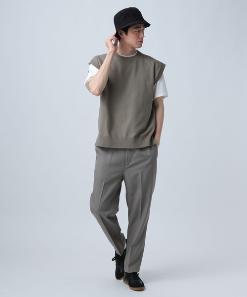 BAYFLOW(ベイフロー)の「ツイルテーパードトラウザー(その他パンツ・メンズ・グレー/ブラック/ブラウン・MEDIUM/LARGE)」の5枚目の写真