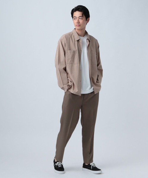 BAYFLOW(ベイフロー)の「ツイルテーパードトラウザー(その他パンツ・メンズ・グレー/ブラック/ブラウン・MEDIUM/LARGE)」の8枚目の写真