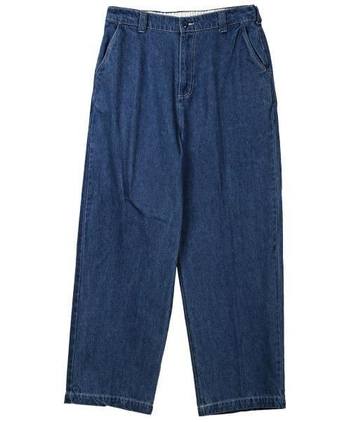 LUXSTYLE（ラグスタイル）の「デニムワイドチノパンツ（デニムパンツ・メンズ・ブルー/ブラック/ネイビー・L/M）」の10枚目の写真