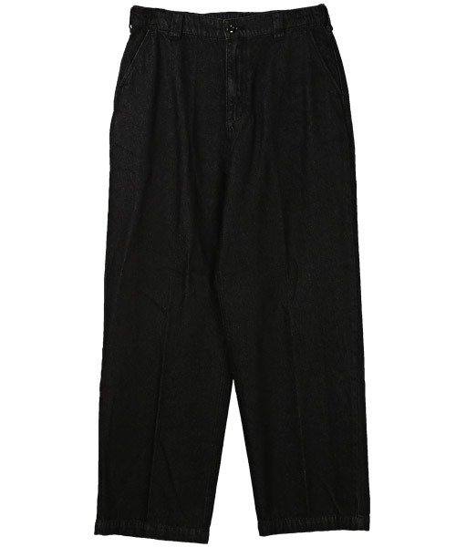 LUXSTYLE（ラグスタイル）の「デニムワイドチノパンツ（デニムパンツ・メンズ・ブルー/ブラック/ネイビー・L/M）」の11枚目の写真