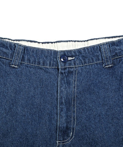 LUXSTYLE（ラグスタイル）の「デニムワイドチノパンツ（デニムパンツ・メンズ・ブルー/ブラック/ネイビー・L/M）」の14枚目の写真