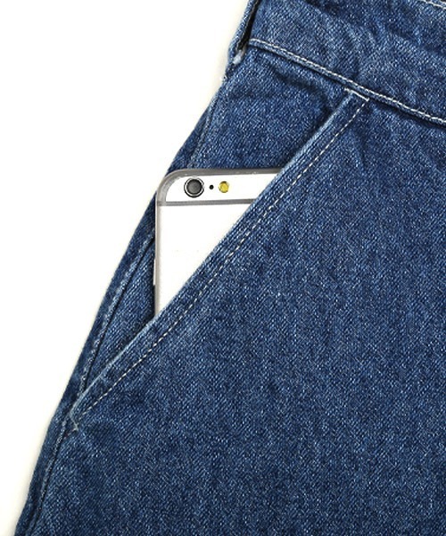 LUXSTYLE（ラグスタイル）の「デニムワイドチノパンツ（デニムパンツ・メンズ・ブルー/ブラック/ネイビー・L/M）」の17枚目の写真