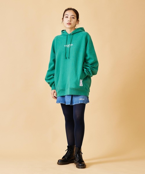 MILKFED.(ミルクフェド)の「MILKFED.ⅹCHAMPION SWEAT HOODIE(パーカー・レディース・ネイビー/ブラック/アッシュ/グリーン/オフホワイト・M/S)」の15枚目の写真