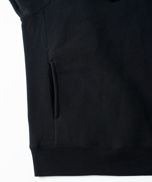 MILKFED.(ミルクフェド)の「MILKFED.ⅹCHAMPION SWEAT HOODIE(パーカー・レディース・ネイビー/ブラック/アッシュ/グリーン/オフホワイト・M/S)」の16枚目の写真
