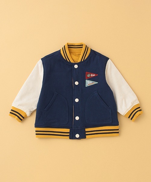 kladskap（クレードスコープ）の「リバーシブルスタジャン（スタジャン・キッズ・ネイビー/マスタード・100cm/120cm/90cm/130cm/110cm）」の11枚目の写真