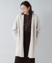 UNTITLED（アンタイトル）の「◆【軽くて暖かい】カシミヤ混 ロングカーディガン＜通勤／気温差対策＞（カーディガン/ボレロ）」