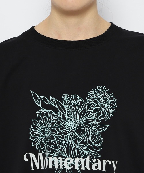 PAGEBOY（ページボーイ）の「モードフラワーロンT（Tシャツ/カットソー・レディース・ブルー系その他/ブラック/オフホワイト・FREE）」の14枚目の写真