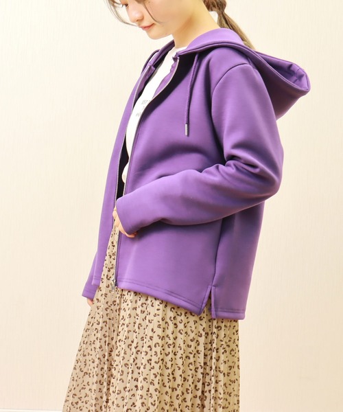 libelle more（リベル モア）の「フーディージップパーカー（パーカー・レディース・パープル/ベージュ/グリーン/チャコールグレー・L/M）」の16枚目の写真