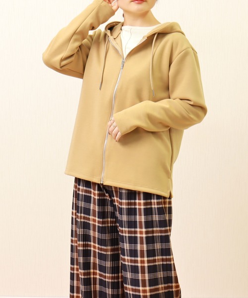 libelle more（リベル モア）の「フーディージップパーカー（パーカー・レディース・パープル/ベージュ/グリーン/チャコールグレー・L/M）」の17枚目の写真