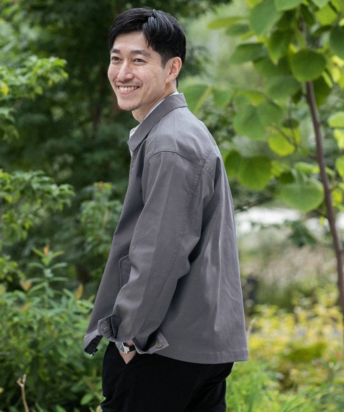 ITEMS URBANRESEARCH（アイテムズ アーバンリサーチ）の「『セットアップ対応』テックデニム ハリントンジャケット（デニムジャケット・メンズ・インディゴブルー/ライトインディゴブルー・MEDIUM/LARGE）」の21枚目の写真