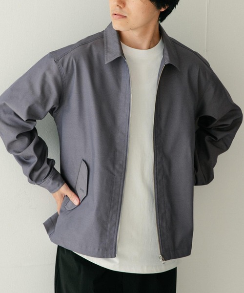 ITEMS URBANRESEARCH（アイテムズ アーバンリサーチ）の「『セットアップ対応』テックデニム ハリントンジャケット（デニムジャケット・メンズ・インディゴブルー/ライトインディゴブルー・MEDIUM/LARGE）」の16枚目の写真