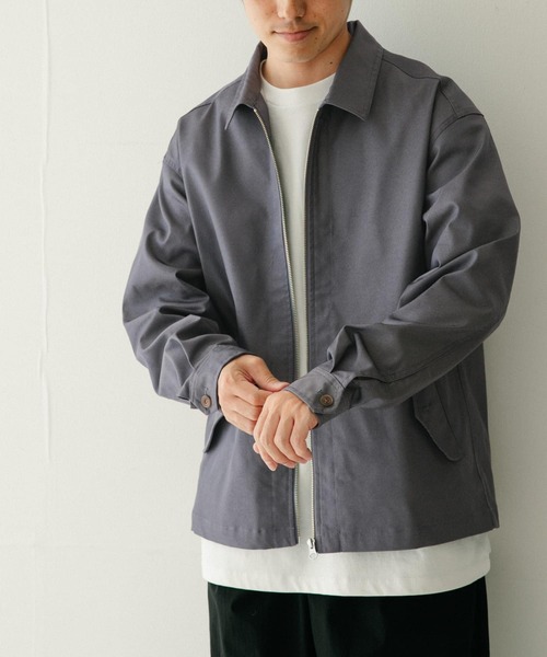 ITEMS URBANRESEARCH（アイテムズ アーバンリサーチ）の「『セットアップ対応』テックデニム ハリントンジャケット（デニムジャケット・メンズ・インディゴブルー/ライトインディゴブルー・MEDIUM/LARGE）」の12枚目の写真