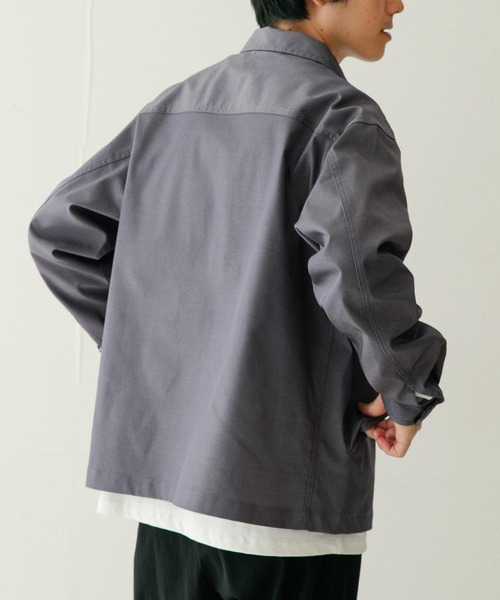 ITEMS URBANRESEARCH（アイテムズ アーバンリサーチ）の「『セットアップ対応』テックデニム ハリントンジャケット（デニムジャケット・メンズ・インディゴブルー/ライトインディゴブルー・MEDIUM/LARGE）」の17枚目の写真