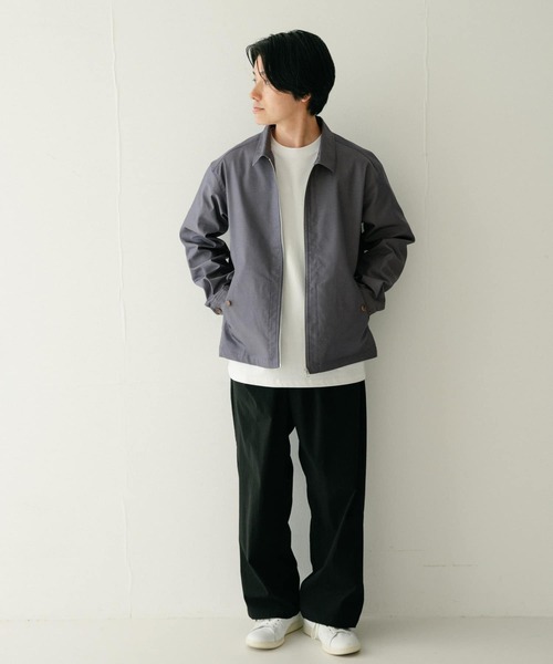 ITEMS URBANRESEARCH（アイテムズ アーバンリサーチ）の「『セットアップ対応』テックデニム ハリントンジャケット（デニムジャケット・メンズ・インディゴブルー/ライトインディゴブルー・MEDIUM/LARGE）」の8枚目の写真