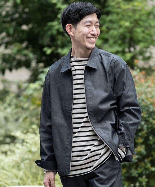 ITEMS URBANRESEARCH（アイテムズ アーバンリサーチ）の「『セットアップ対応』テックデニム ハリントンジャケット（デニムジャケット・メンズ・インディゴブルー/ライトインディゴブルー・MEDIUM/LARGE）」の18枚目の写真