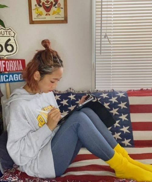 RODEO CROWNS WIDE BOWL（ロデオクラウンズワイドボウル）の「SLIMWALK×RCWB 24hマルチスキニー（レギンス/スパッツ・レディース・ブラック/ブルー・MEDIUM/LARGE）」の19枚目の写真